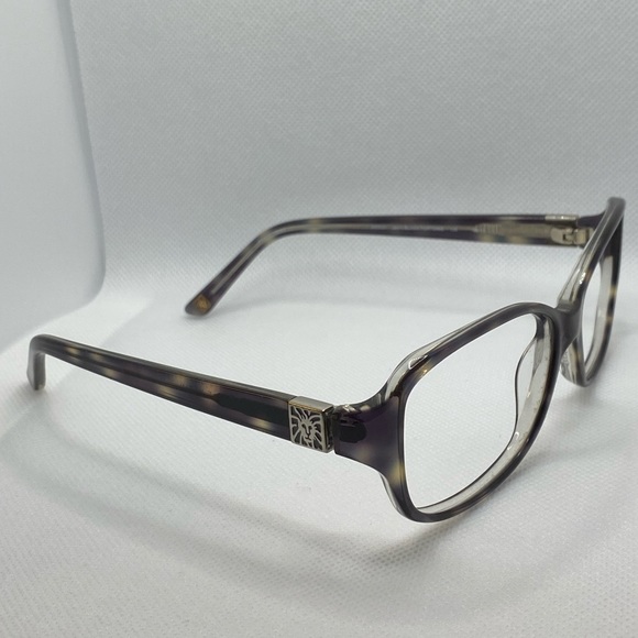 Anne Klein Black Tortoise glasses frames 56[]15 135 - Picture 5 of 15